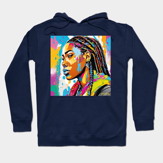 Portrait 5F Hoodie by amoxes